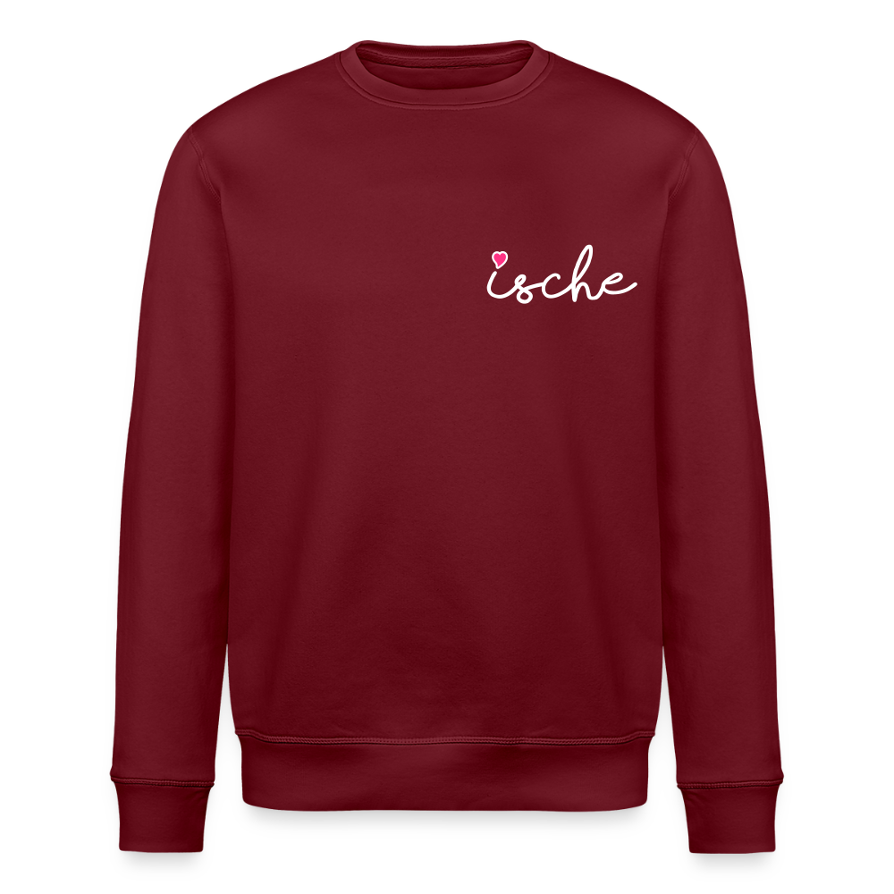 Ische - Unisex Bio Sweatshirt - Burgunderrot