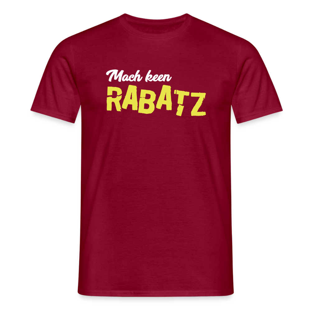 Mach keen Rabatz - Männer Premium T-Shirt - Ziegelrot