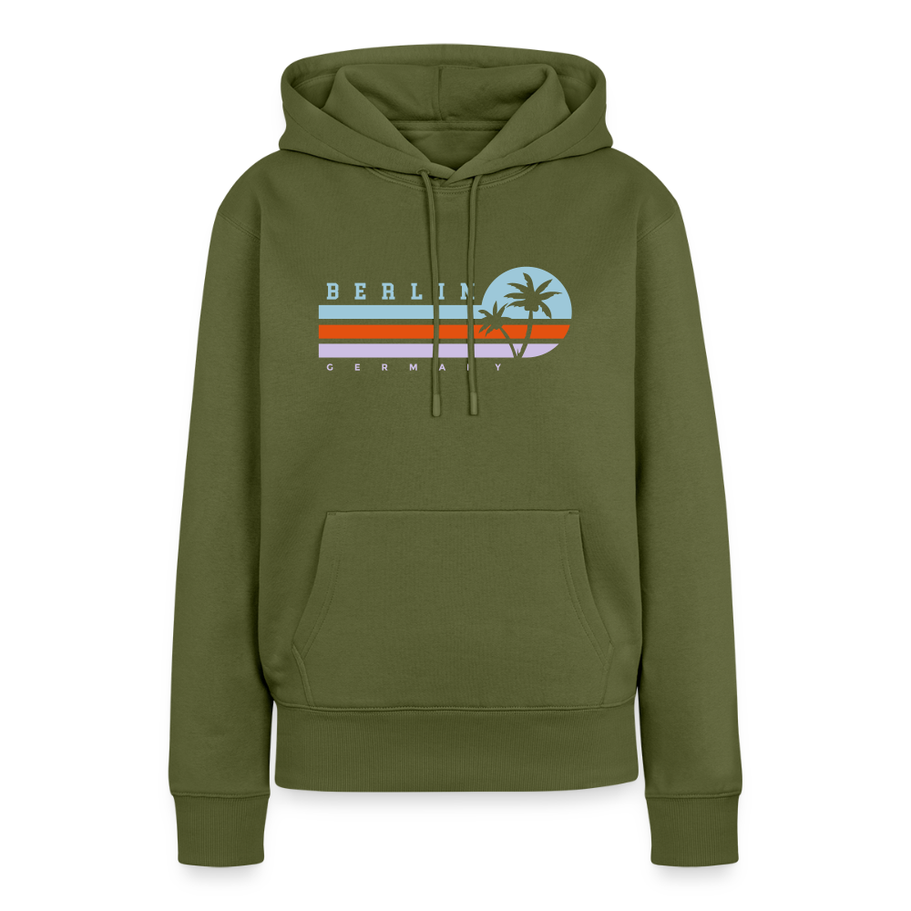 Berlin, Germany - Frauen Premium Hoodie - Khaki