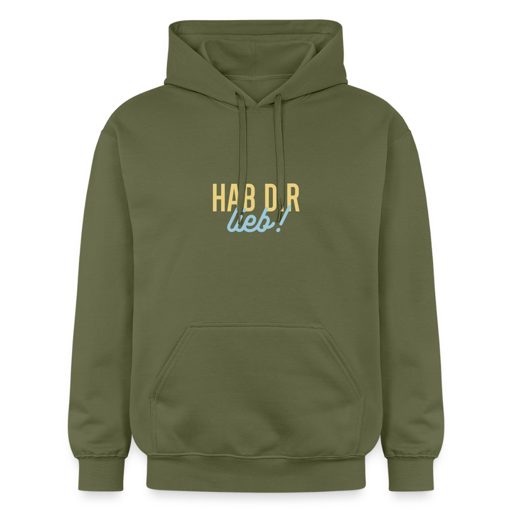 Hab Dir Lieb! - Hoodie - Militärgrün