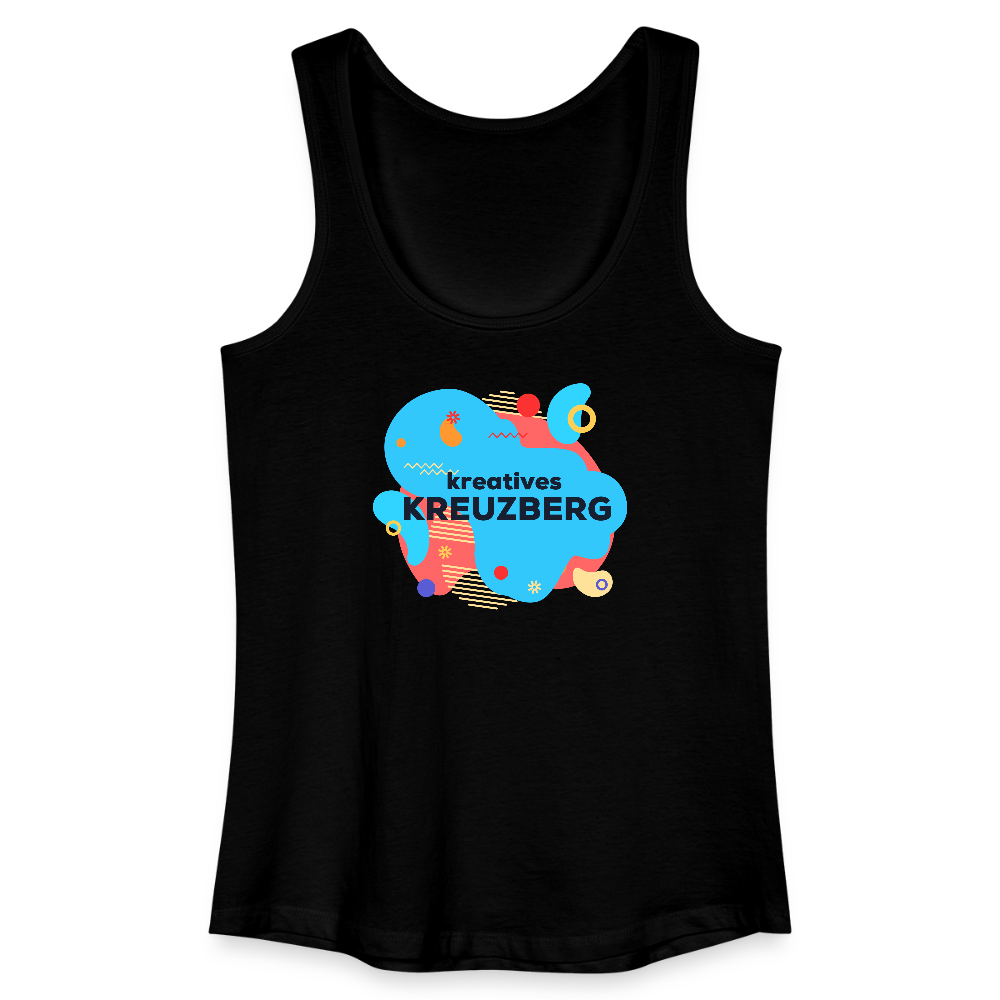 Kreatives Kreuzberg - Frauen Bio Tank Top - Schwarz