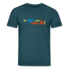 Jib allet, aba nich uff! - Unisex Bio T-Shirt - Dunkles Petrol