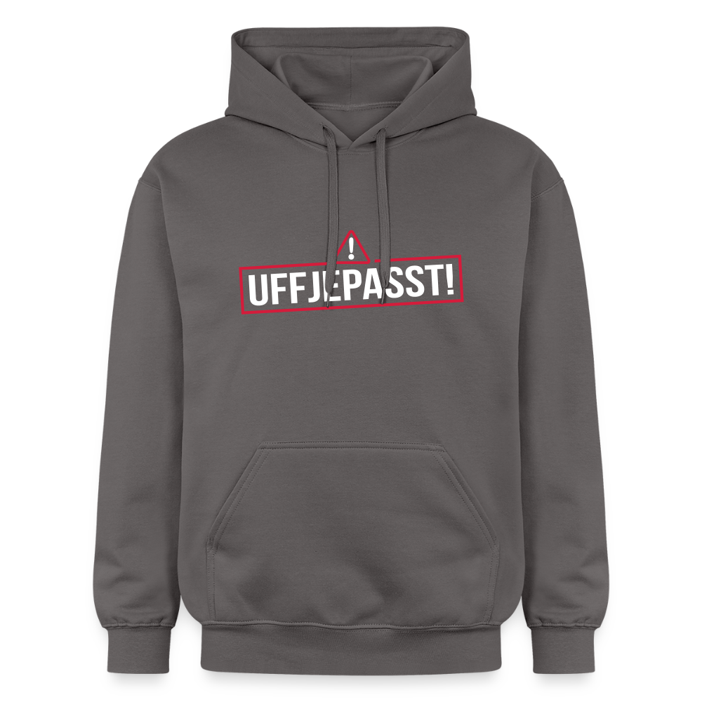 Uffjepasst! - Hoodie - Dunkelgrau