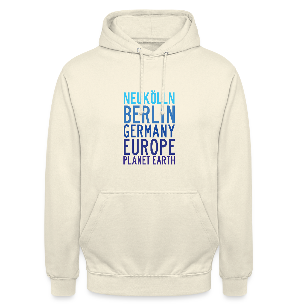 Neukölln Planet Earth - Unisex Hoodie - Vanille-Milchshake