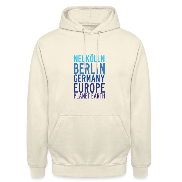 Neukölln Planet Earth - Unisex Hoodie - Vanille-Milchshake