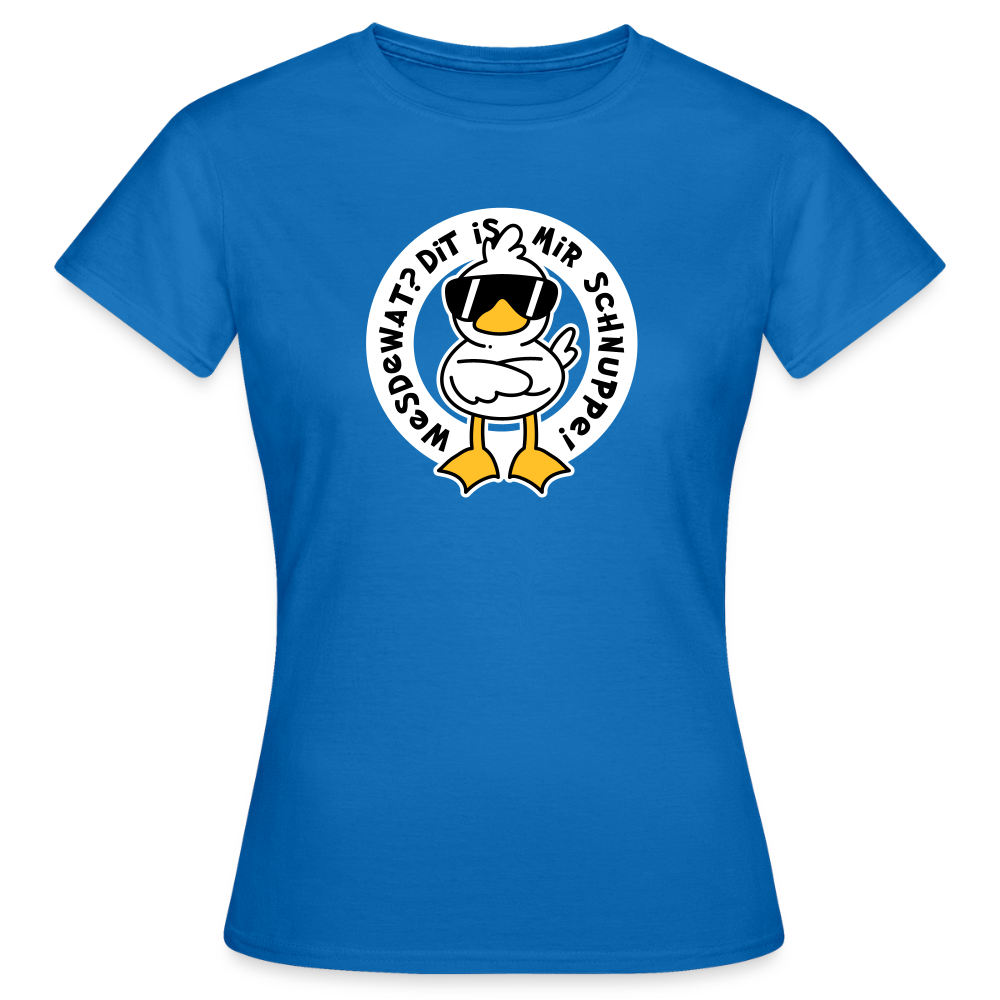 Wesdewat? - Frauen Premium T-Shirt - Royalblau