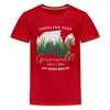 Grönland oder Grunewald - Teenager Premium T-Shirt - Rot