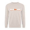 Bin uff Bier-Diät! (schon 3 Tage valorn) - Unisex Pullover - Sand