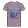 Marzahn Planet Earth - Männer Premium T-Shirt - Lilagrau