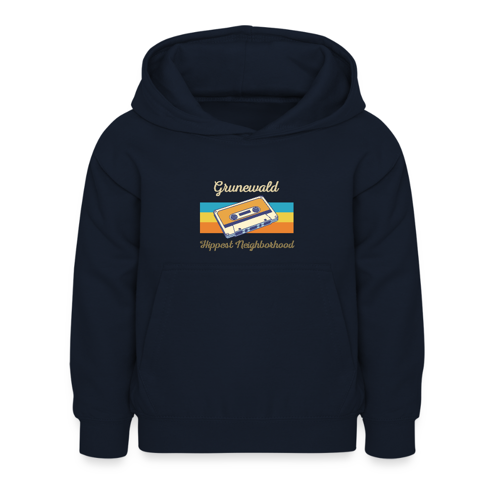 Grunewald Hippest Neighborhood - Kinder Hoodie - Navy