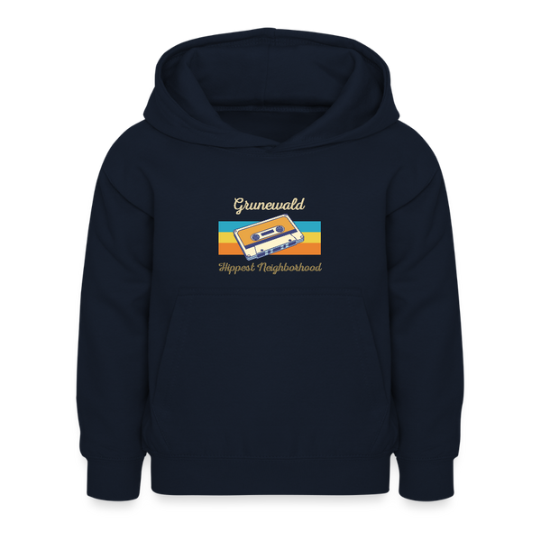 Grunewald Hippest Neighborhood - Kinder Hoodie - Navy