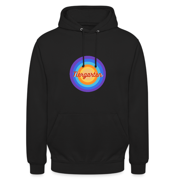 Tiergarten Retro - Unisex Hoodie - Schwarz