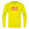 U9 - Männer Sport Langamshirt - Neongelb
