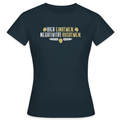 Bier einatmen, Negativität ausatmen. - Frauen Premium T-Shirt