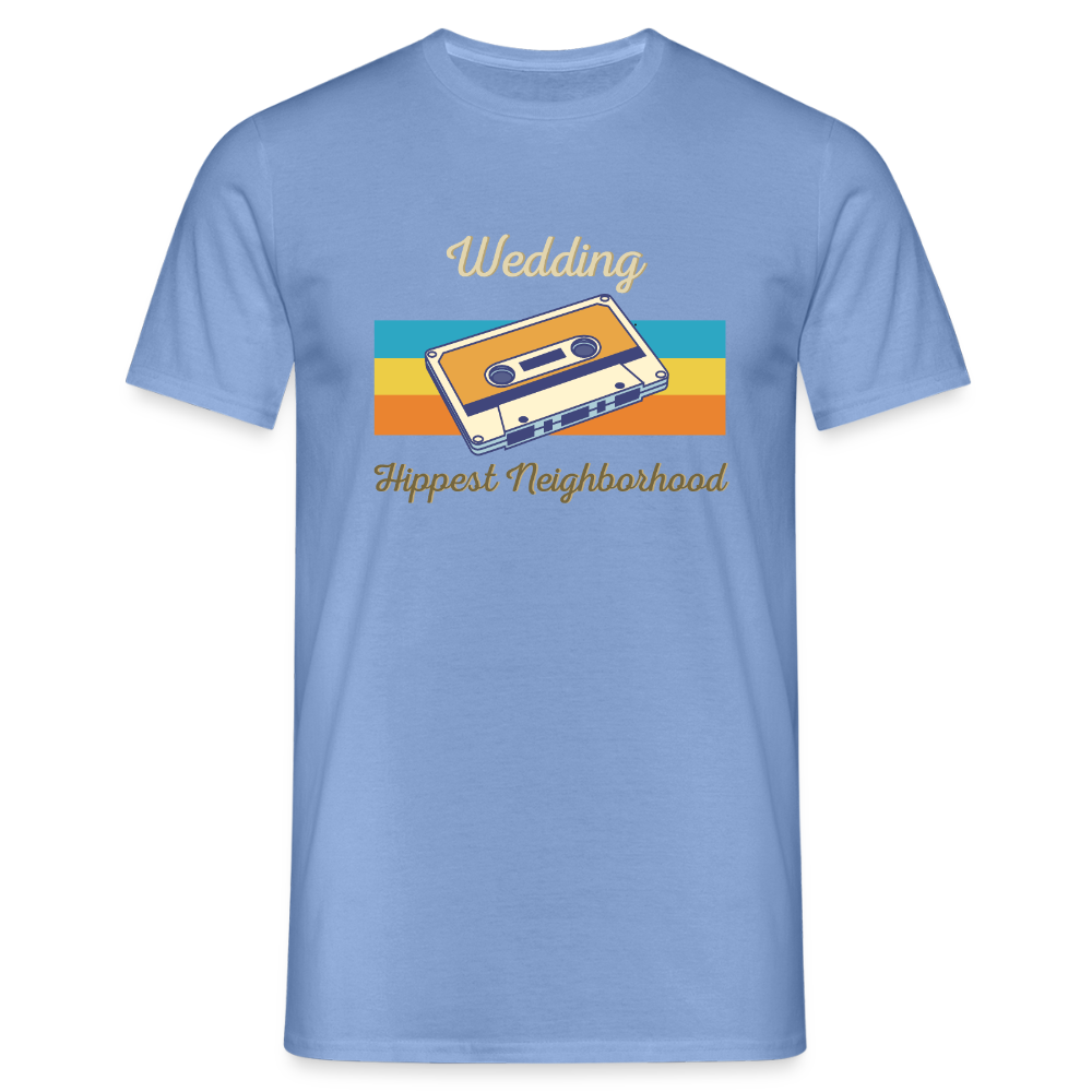 Wedding Hippest Neighborhood - Männer Premium T-Shirt - carolina blue