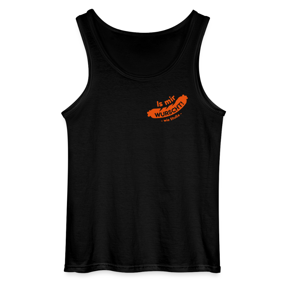 Is mir Wurscht - Männer Tank Top - Schwarz
