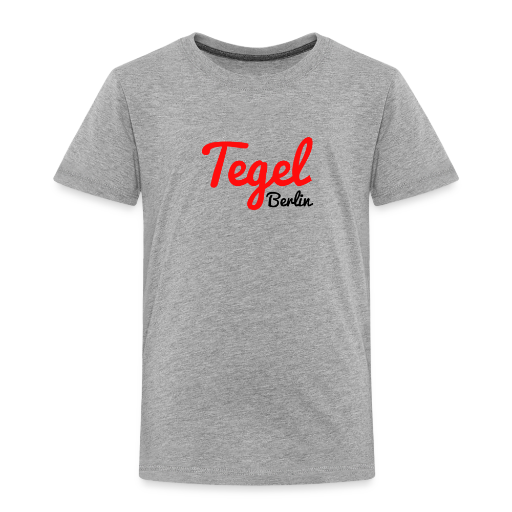Tegel Berlin - Kinder Premium T-Shirt - Grau meliert