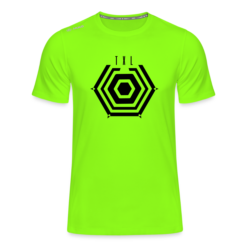 Tegel TXL Umrisse - Männer Sport-Shirt - Neongrün