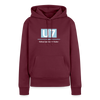 U7 - Frauen Premium Hoodie - Burgunderrot