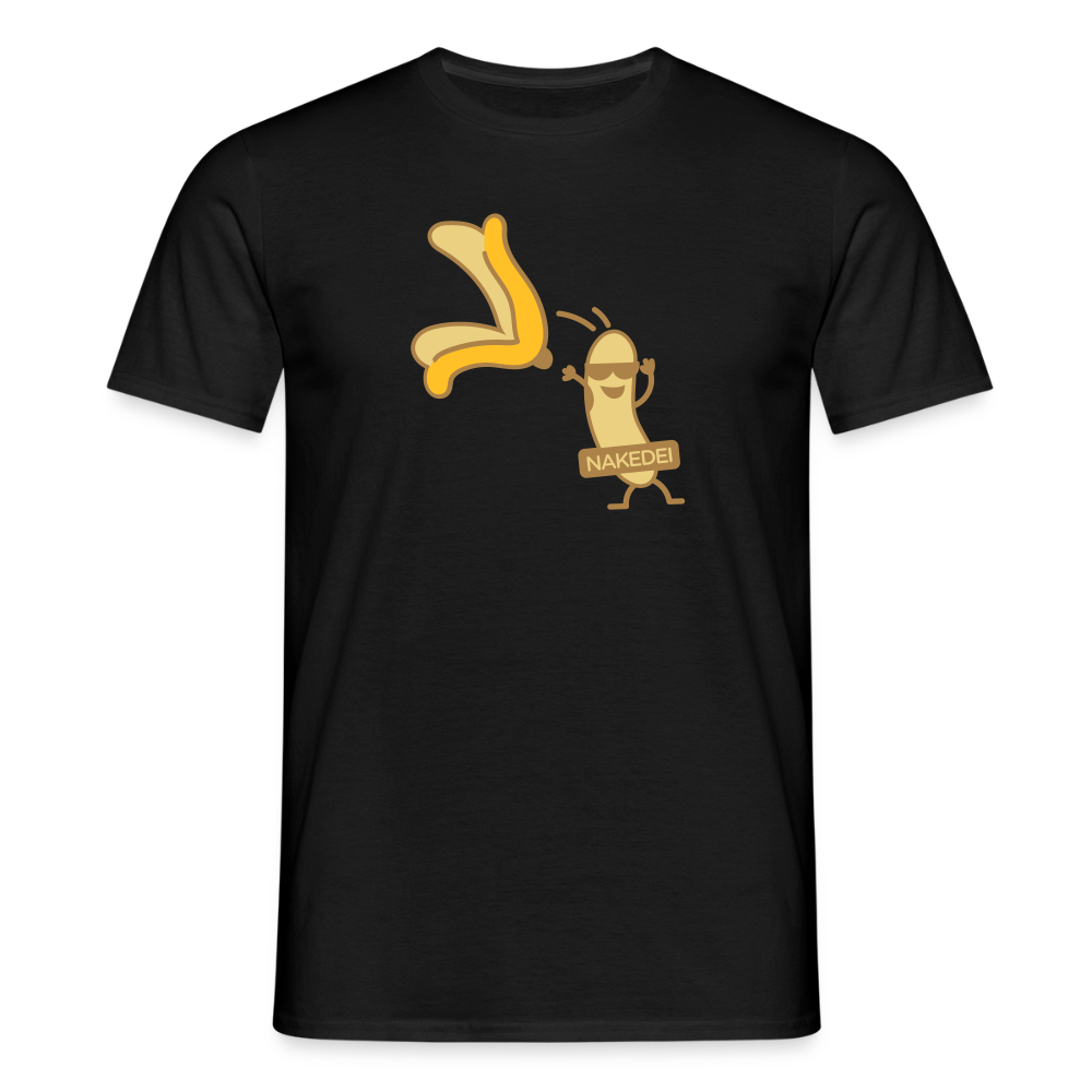 Nakedei - Männer Premium T-Shirt - Schwarz