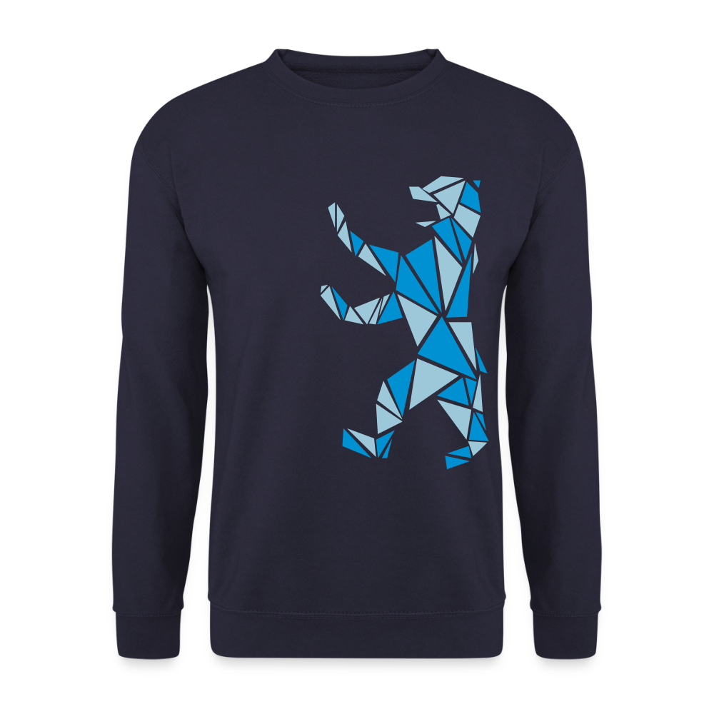Berliner Bär Geometrie - Unisex Pullover - Navy
