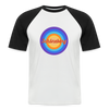 Schöneberg retro - Männer Baseball T-Shirt - Weiß/Schwarz