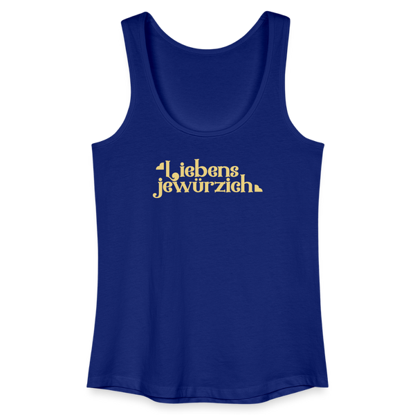 Liebensjewürzich - Frauen Bio Tank Top - Königsblau