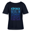 Köpenick Planet Earth - Relaxed Rundhals Frauen Bio-T-Shirt - Navy