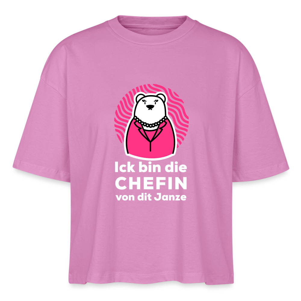 Chefin - Frauen Bio T-Shirt - Pink