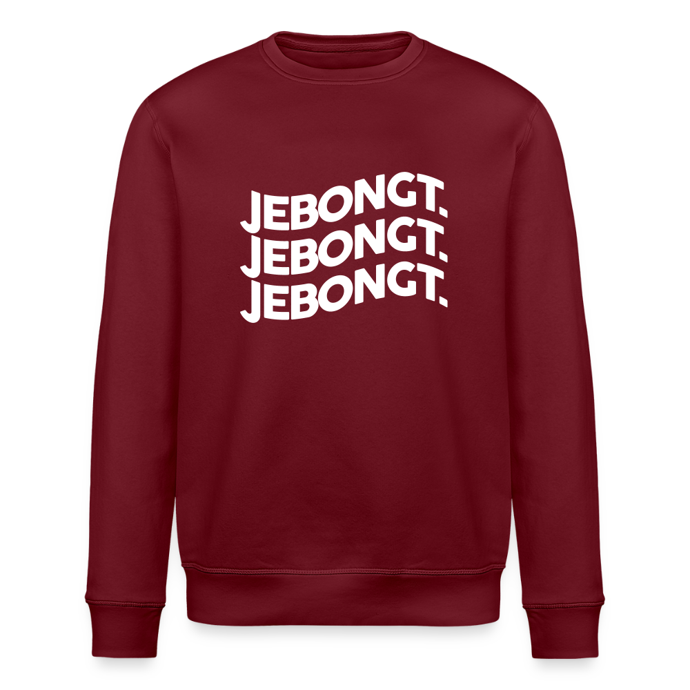 Jebongt! - Unisex Bio Sweatshirt - Burgunderrot