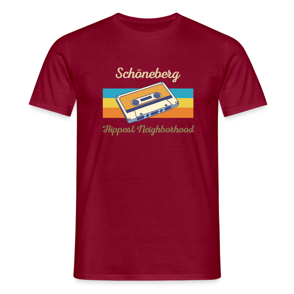 Schöneberg Hippest Neighborhood - Männer Premium T-Shirt - Ziegelrot