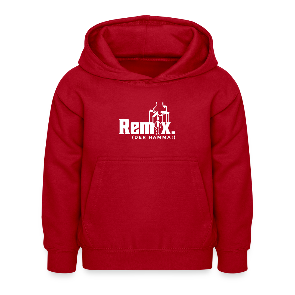 Remix. - Kinder Hoodie - Rot