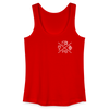 Prenzlauer Berg Kiez - Frauen Bio Tank Top - Rot