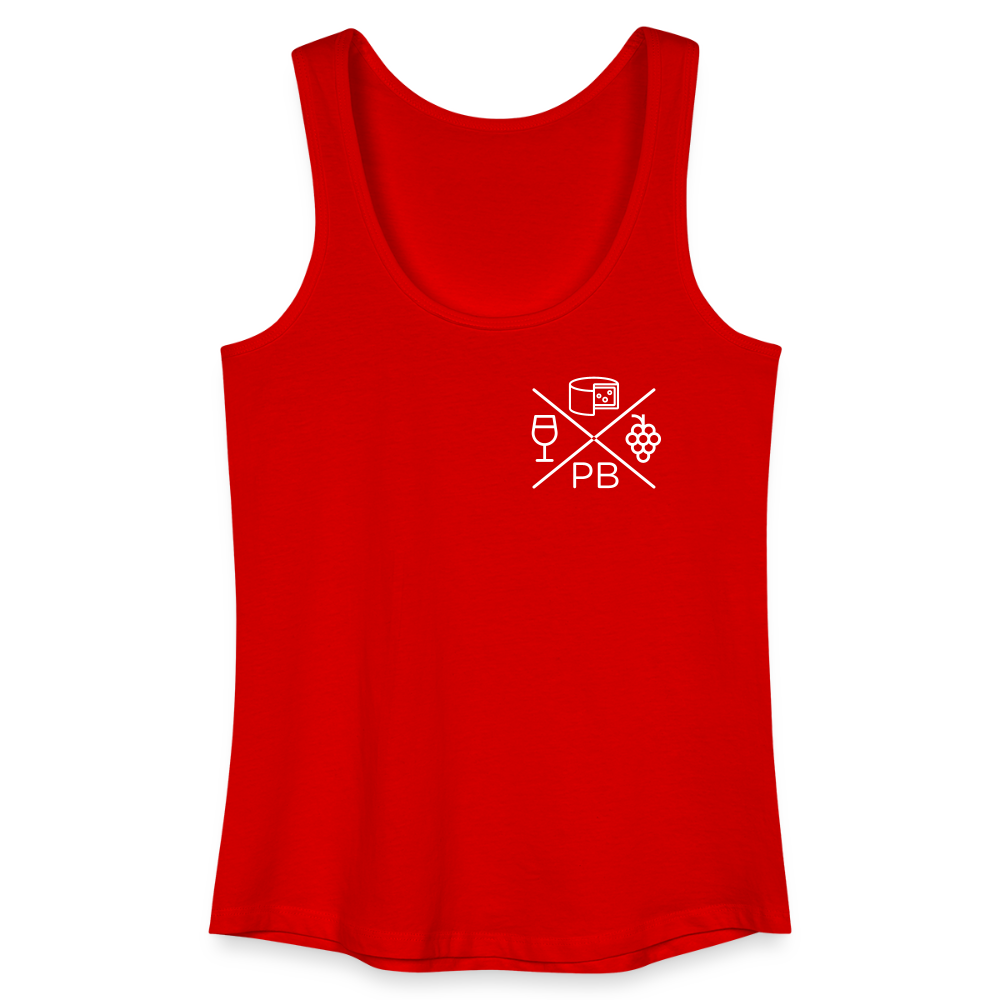 Prenzlauer Berg Kiez - Frauen Bio Tank Top - Rot