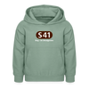 S41 - Kinder Premium Hoodie - Graugrün
