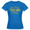 Jeh mah nich uffn Keks gelb - Frauen Premium T-Shirt - Royalblau