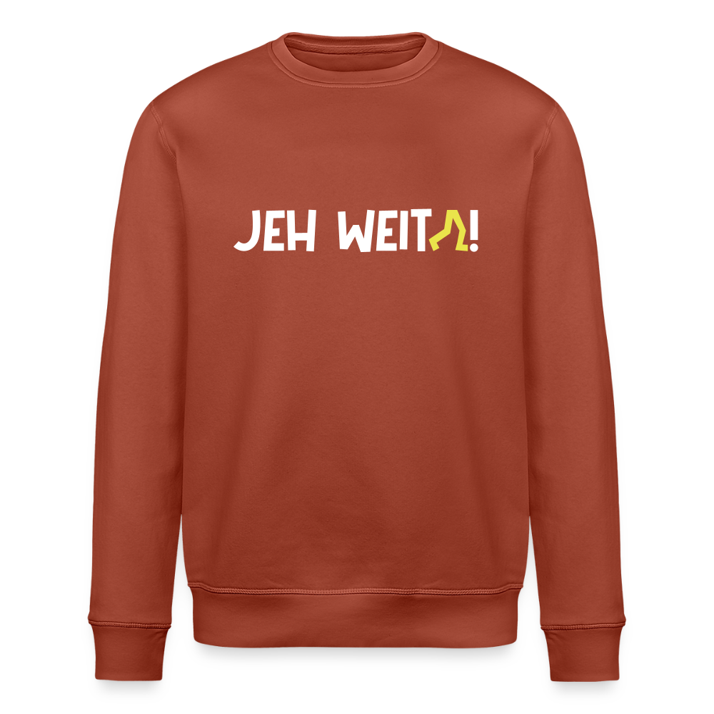 Jeh Weita! - Unisex Bio Sweatshirt - Terrakotta