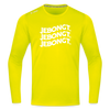 Jebongt! - Männer Sport Langamshirt - Neongelb