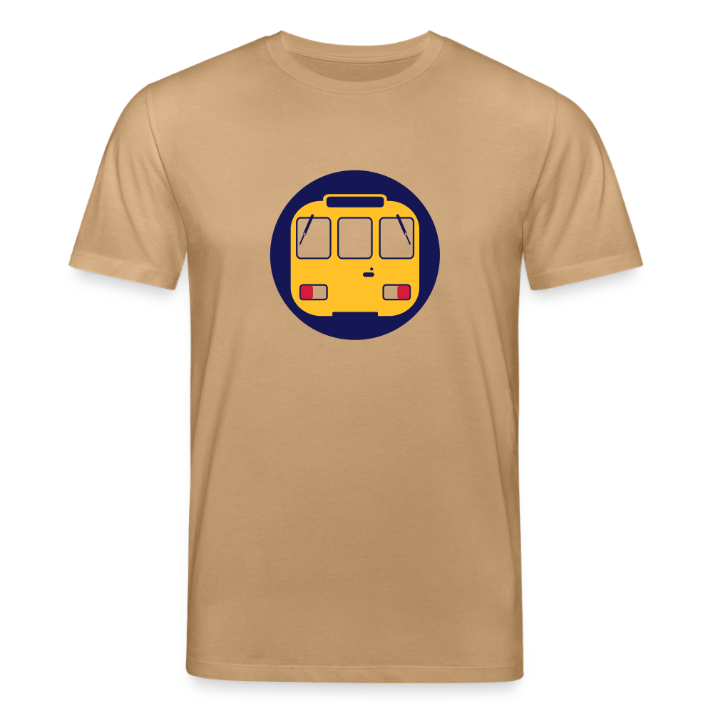 U-Bahntunnel - Unisex Bio T-Shirt - Karamell
