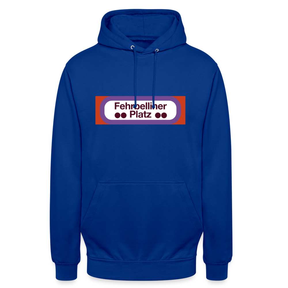 Fehrbelliner platz - Unisex Hoodie - Royalblau