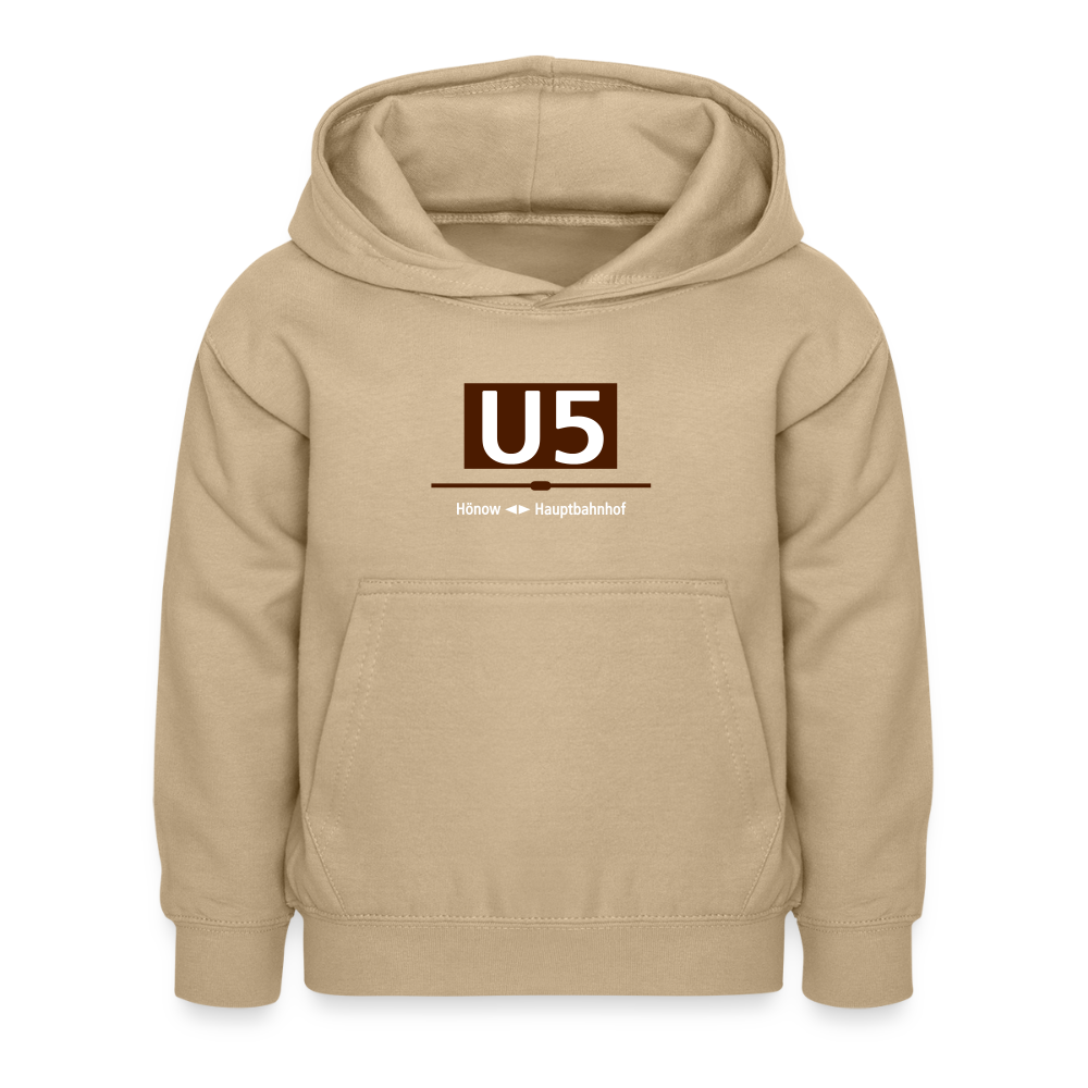U5 - Kinder Hoodie - Sand