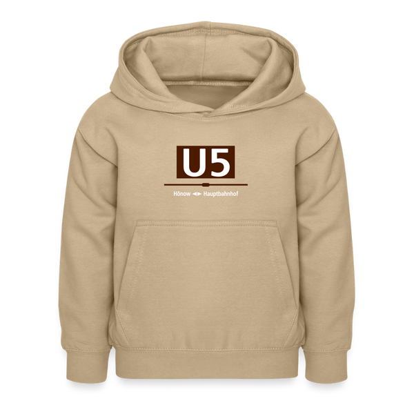 U5 - Kinder Hoodie - Sand