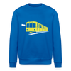 Die U-Bahn kommt - Unisex Bio Sweatshirt - Königsblau