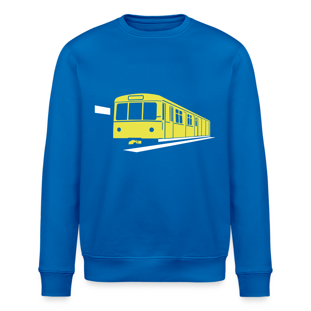 Die U-Bahn kommt - Unisex Bio Sweatshirt - Königsblau