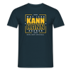 Wat Icke Kann, Kann Keener - Männer Premium T-Shirt - Navy