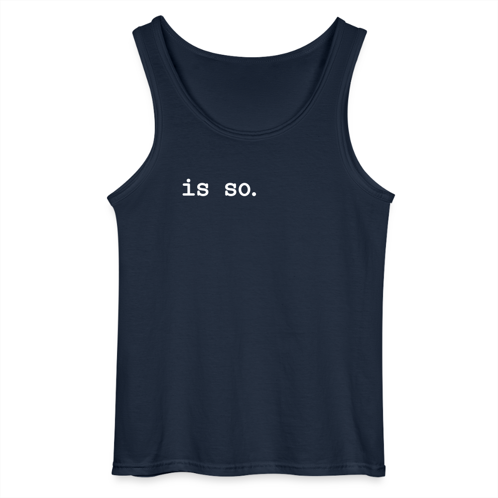 Is So - Männer Tank Top - Navy