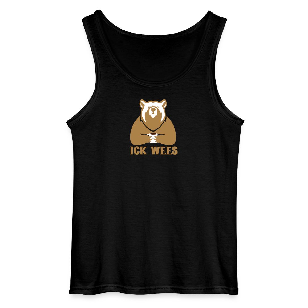 ick wees - Männer Tank Top - Schwarz