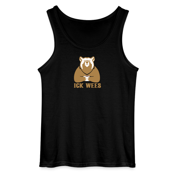 ick wees - Männer Tank Top - Schwarz