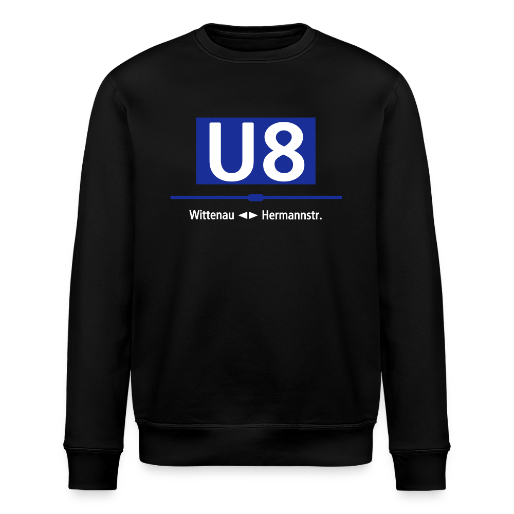 U8 - Unisex Bio Sweatshirt - Schwarz