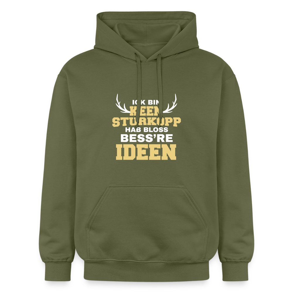Ick bin keen Sturkopp - Hoodie - Militärgrün